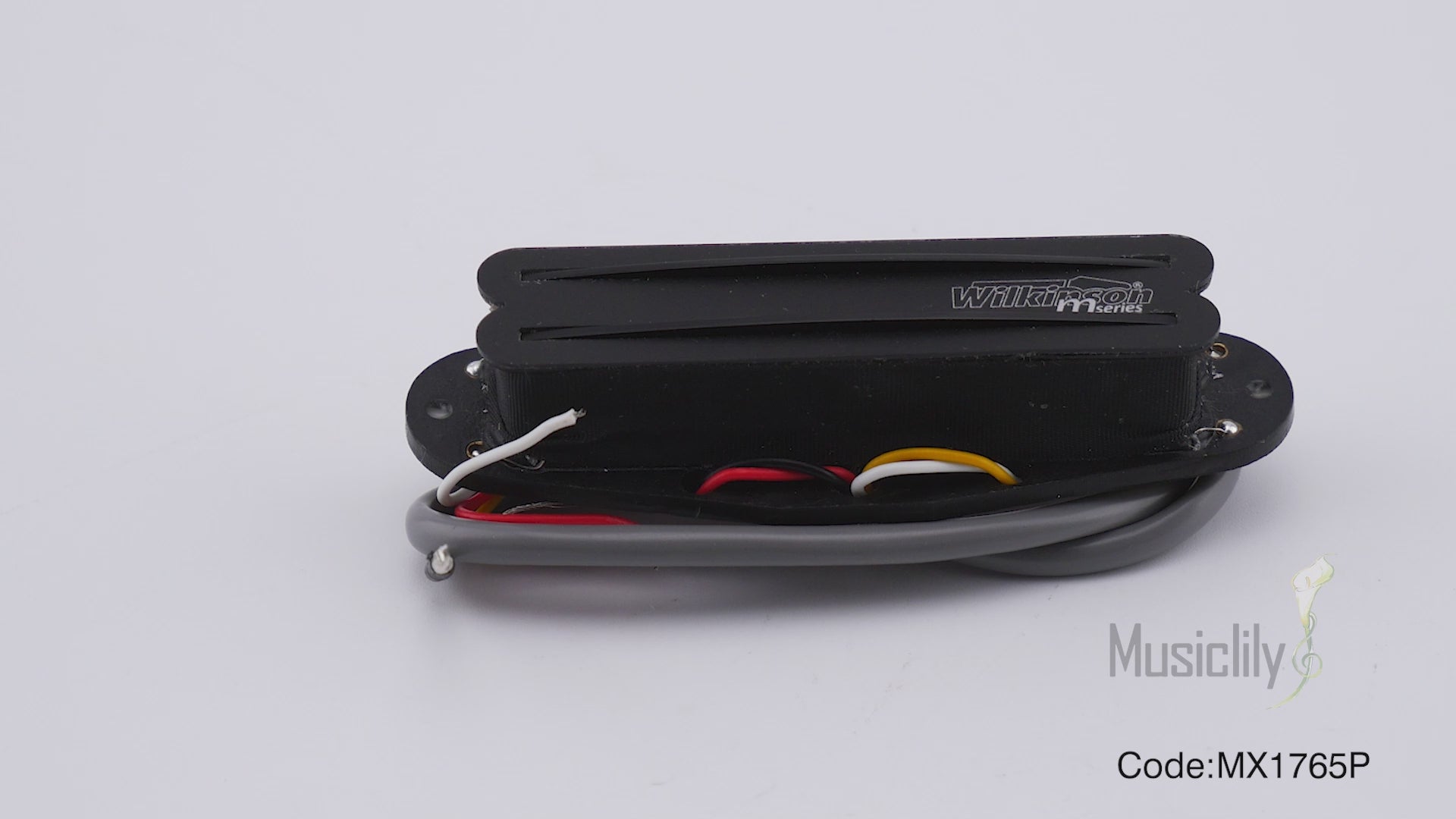 Wilkinson M-Serie Niedrig-Gauss-Schienenblatt-Keramik-Einzelspulen-Humbucker-Nacken-Pickup für Elektrogitarren im Strat-Stil