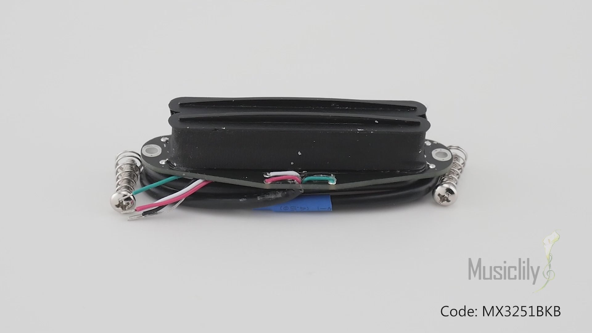 Musiclily Pro ST-DPMC Keramik-Schienenmesser Single-Coil-großer Humbucker Tonabnehmer 9.6K für Strat-Stil E-Gitarre