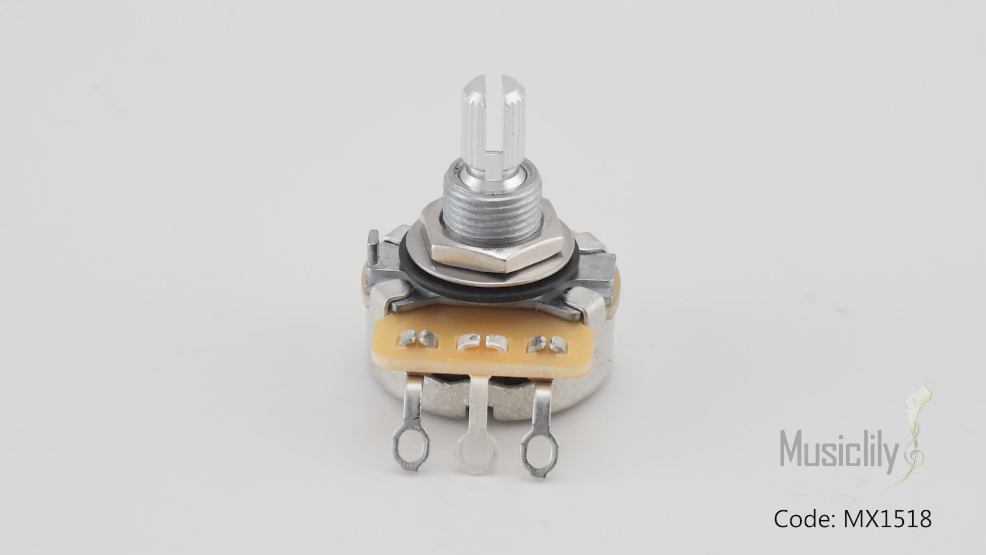CTS 450 B500K Pot Standard Split Shaft 3/8 Inch 10% Linear Taper Potentiometer for Electric Guitar Bass