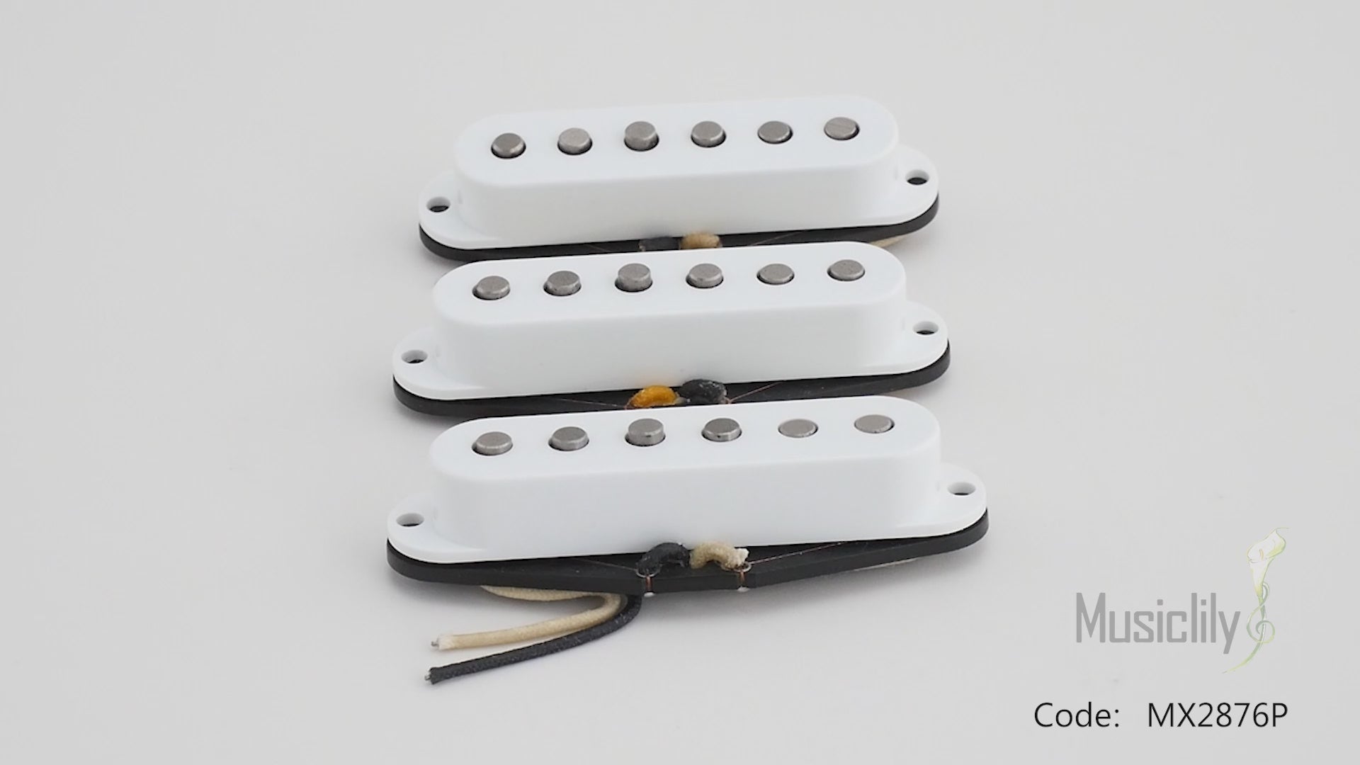 Ensemble de micros Revival Pickups RPS4 Pride & Joy SRV style vintage Alnico 5/Alnico 2 simple bobinage pour guitare électrique Strat, blanc