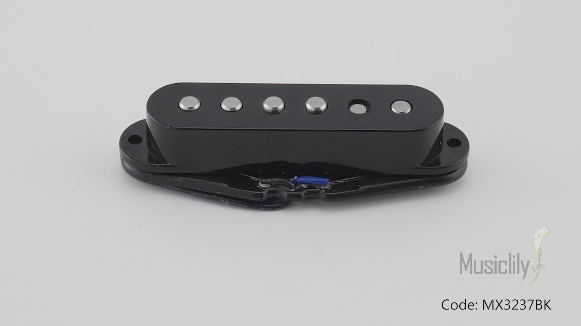 Musiclily Pro ST-60SE Staggered Alnico 5 Single Coil Mittel Pickup für Strat-Stil E-Gitarre 