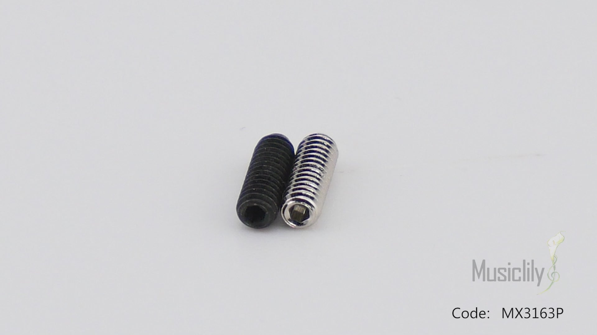 Tornillos de ajuste de altura de puente de guitarra eléctrica estadounidense Musiclily Ultra UNF#4-48x5/16 pulgadas de acero inoxidable