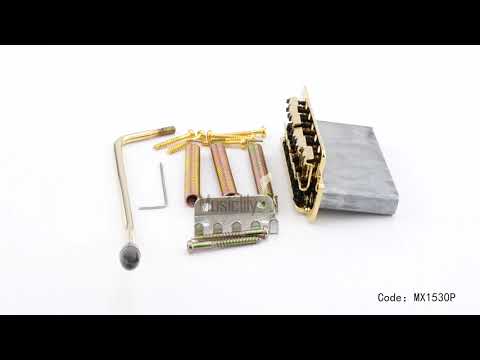 Musiclily Pro BV001 Vintage-Stil Gitarre 56,5mm(2-7/32 Zoll) Stahl-Sattel Tremolo-Brücke für Vintage Fender American Strat-Stil E-Gitarre