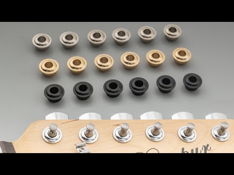 Musiclily Pro - Casquillos de conversión para afinador de guitarra de 6 mm a 10 mm, de tamaño vintage a moderno, adaptadores de clavijas de afinación, juego de 6