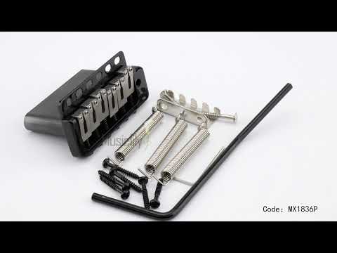 Wilkinson WVP6-SB 54mm 5+1 Loch SUS Edelstahlsattel Gitarren-Tremolo-Brücke mit vollständigem Massivstahlblock für Import-Strat und Japan-Strat