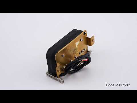 Wilkinson M-Serie Vintage-Ton Alnico 5 Überwickelte Open-Style Humbucker-Brücken-Pickup für Elektrogitarre