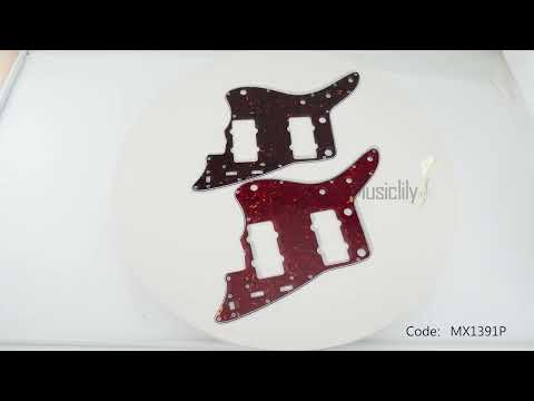 Musiclily Pro 13-Hole Guitar Pickguard for USA Vintage 60s Jazzmaster and SQ Classic Vibe, 3Ply/ 4Ply