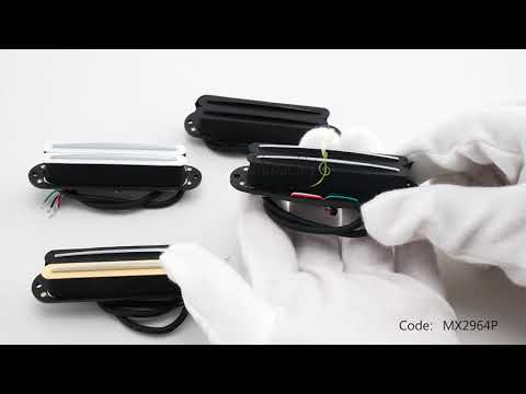 Artec SBA73 Alnico 5 Schienenklinge Humbucker All-Positionsaufnahme 12K für Strat-Stil E-Gitarre 