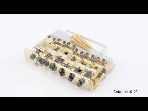 Wilkinson M-Serie 52,5 mm (2-1/16 Zoll) Hardtail-Festbügel Vintage gebogener Sattel für Squier/Mexiko Fender Strat Tele Stil-Elektrische Gitarre