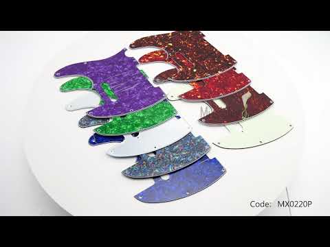 Musiclily Pro 8 Hole Tele Guitar Pickguard for USA/Mexican Made Fender Standard Telecaster Modern Style, 1/3/4 Ply