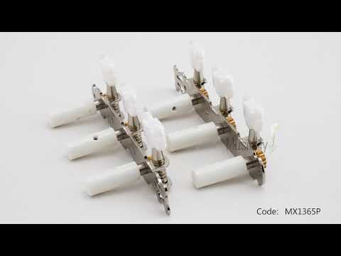 Musiclily Pro 3 on a Plate Lyra Style Classical Guitar Machine Heads Butterfly Button Tuning Pegs Keys Tuners Set
