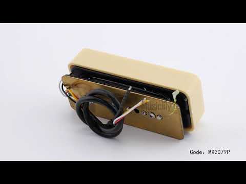 Wilkinson M-Serie gestapelte P90 Soapbar-Keramik-Humbucker-Größe Einzellwickler Brückenzapfen 16K für SG LP-Style-E-Gitarre