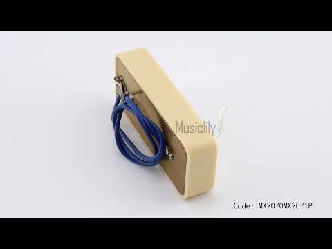 Wilkinson M-Serie Alnico 5 P90 Soapbar Tonabnehmer Hals- und Stegset für LP SG-Stil E-Gitarre 