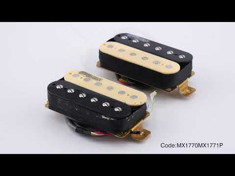 Wilkinson M Series Classic Tone Keramik Überwickelte Offene Humbucker - Pickups - Satz für E-Gitarre