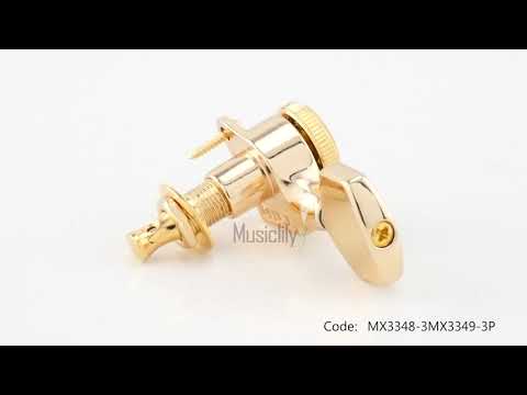 Musiclily Pro R18T-06 3R3L 18:1 соотношение, полностью герметичные блокировки, тюнеры, ключи с большой шестигранной кнопкой и винтом под 45° для акустической и электрогитары
