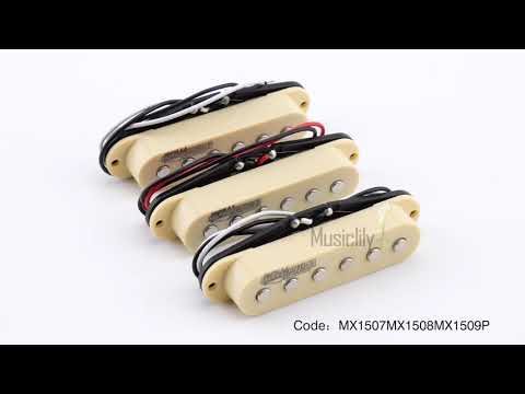 Wilkinson M-Serie Hochleistungs-Keramik ST-Einring-Pickups-Set für Strat-Stil E-Gitarre 