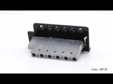 Musiclily Basic 52.5mm(2-1/16 inch) Guitar Tremolo Bridge for Strat Style Electric Guitar