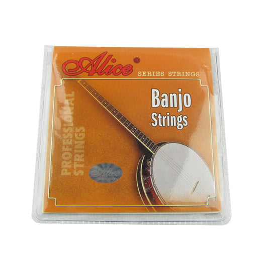 Musiclily Alice Plated Steel 4-String Banjo Strings Set