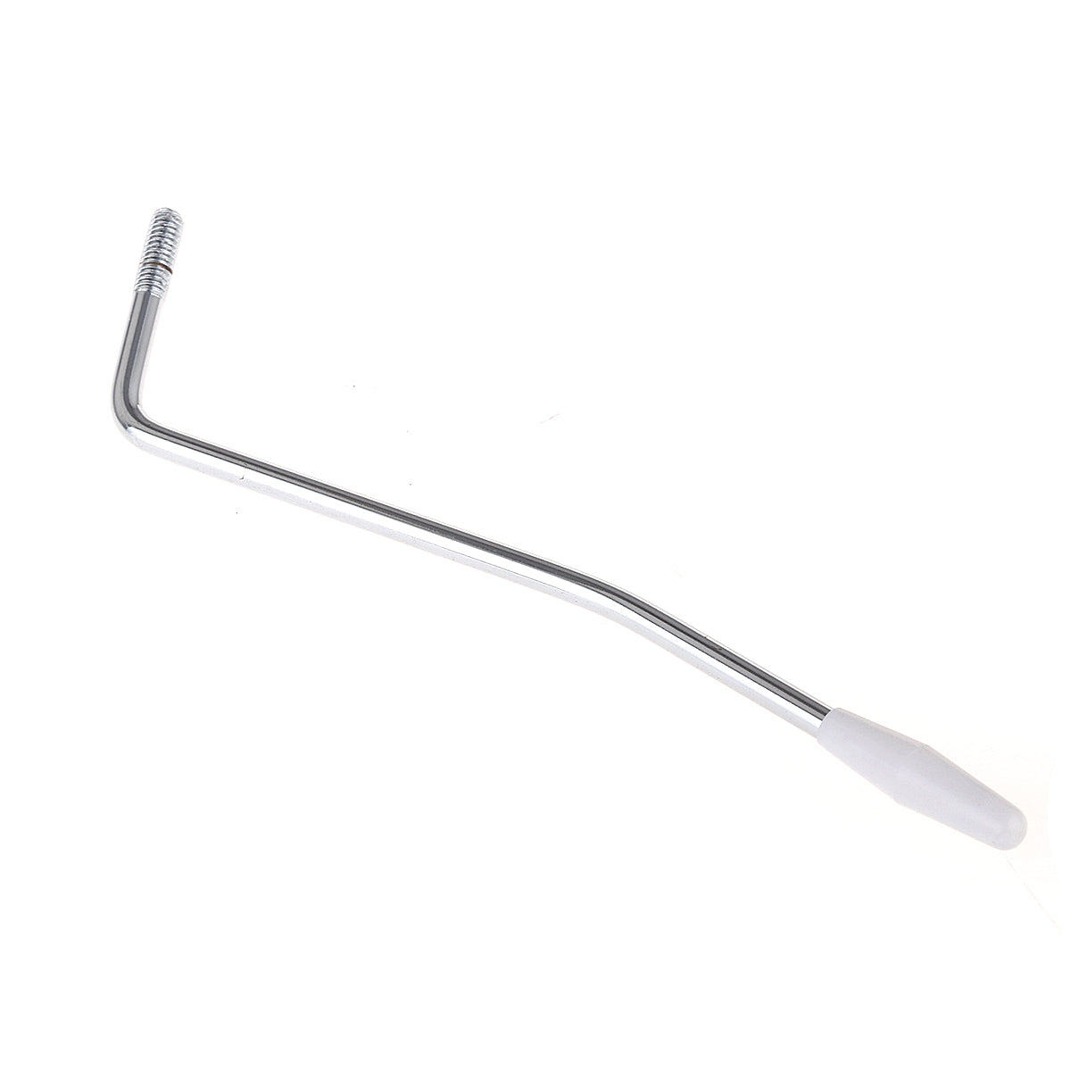 Musiclily 6mm Tremolo Arm Whammy Bar Vibrato Arm for Electric Guitar,Chrome with White Tip