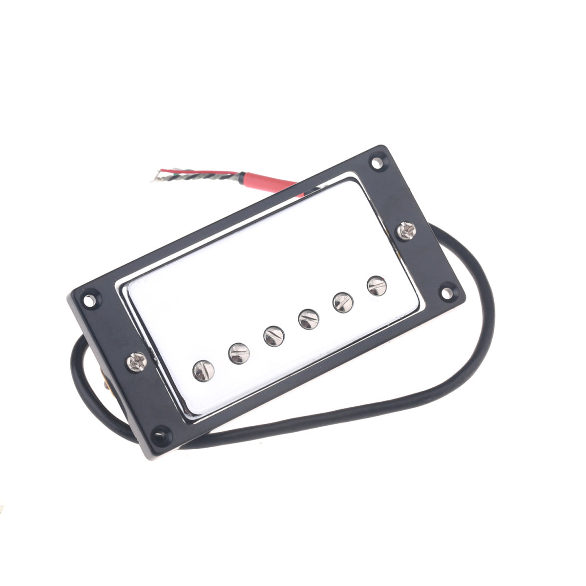 Musiclily 50mm Humbucker Pickup for Les Paul Style Guitar Neck,Chrome