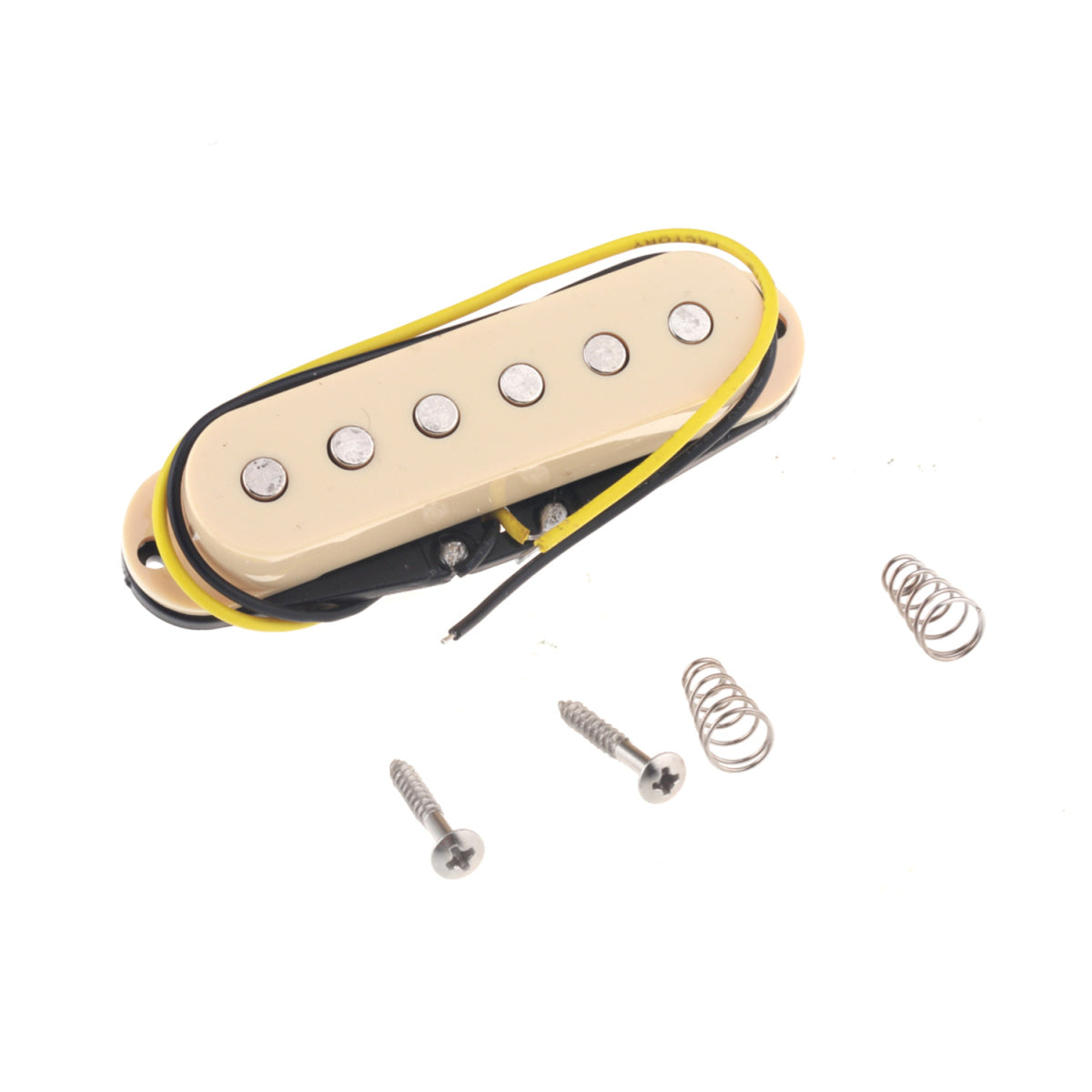 Musiclily 52mm Guitar Single coil Bridge Pickup for Strat or Squier Style, Cream