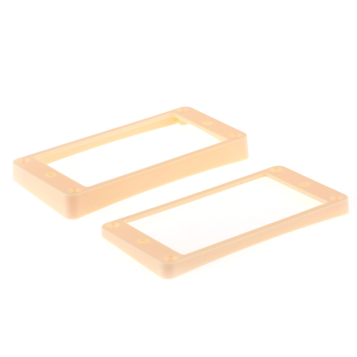 Musiclily Curved Guitar Humbucker Pickup Mounting Rings ,Cream