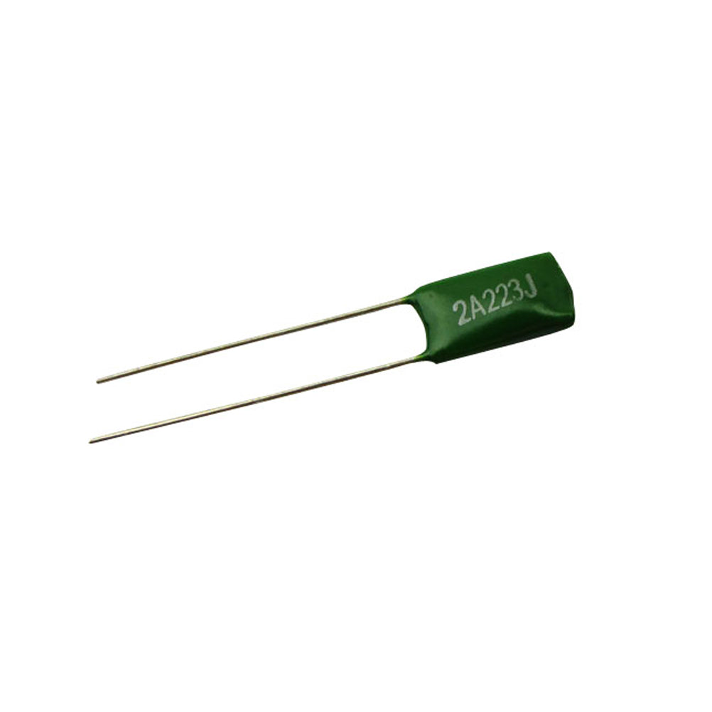 Musiclily Guitar Polyester Capacitor 2A223J 0.022UF 100V, Green(10 Pieces )