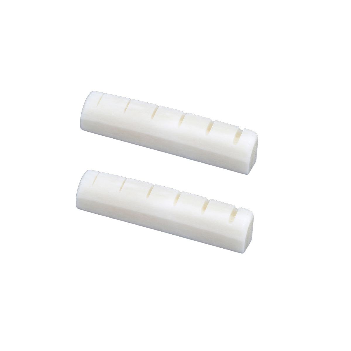 Musiclily Slotted Bone Acoustic Guitar Nut,43x6x9/9.3/8.5mm (2 Pieces)
