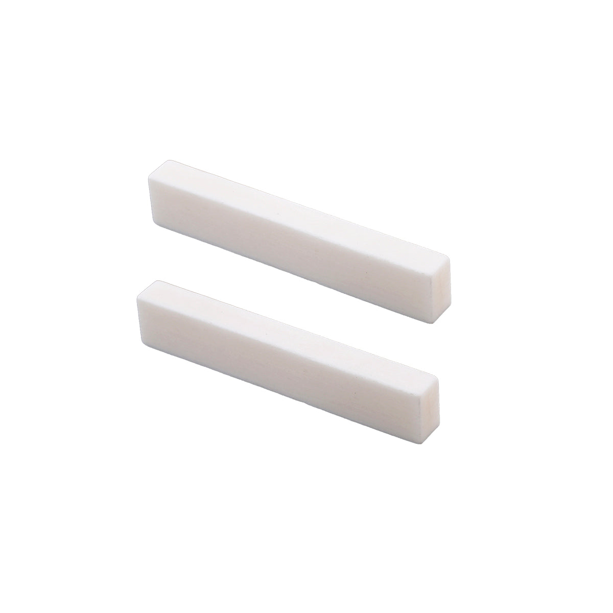 Musiclily Bone Guitar Nut or Saddle Blank, 55x6x10mm (2 Pieces)