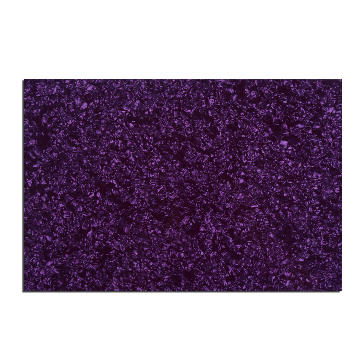 Musiclily 435x290mm Blank Electric Guitar Bass Pickguard Material Scratch Plate Sheet,4Ply Purple Pearl