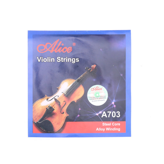 Musiclily Alice Stainless Steel Violin Strings Set