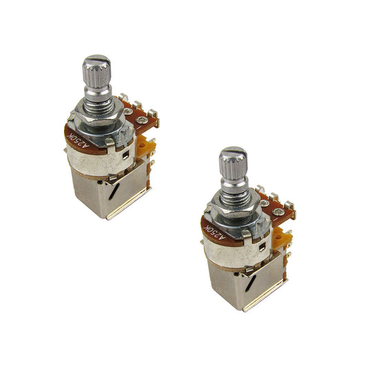 Musiclily Metric 15mm Split Shaft Pots A250k Push Pull Potentiometers(2 Pieces)