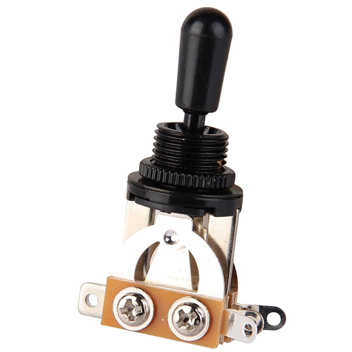 Musiclily Metric 3 Way Guitar Pickup Toggle Switch,  Black Top with Black Tip