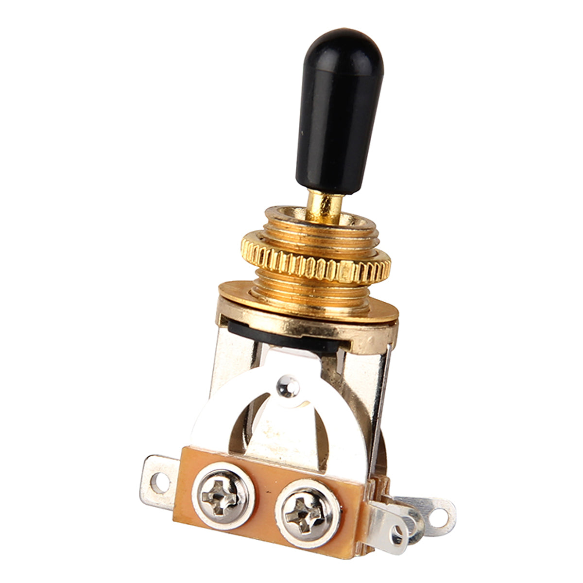 Musiclily Metric 3 Way Guitar Pickup Toggle Switch, Gold Top with Cream Tip