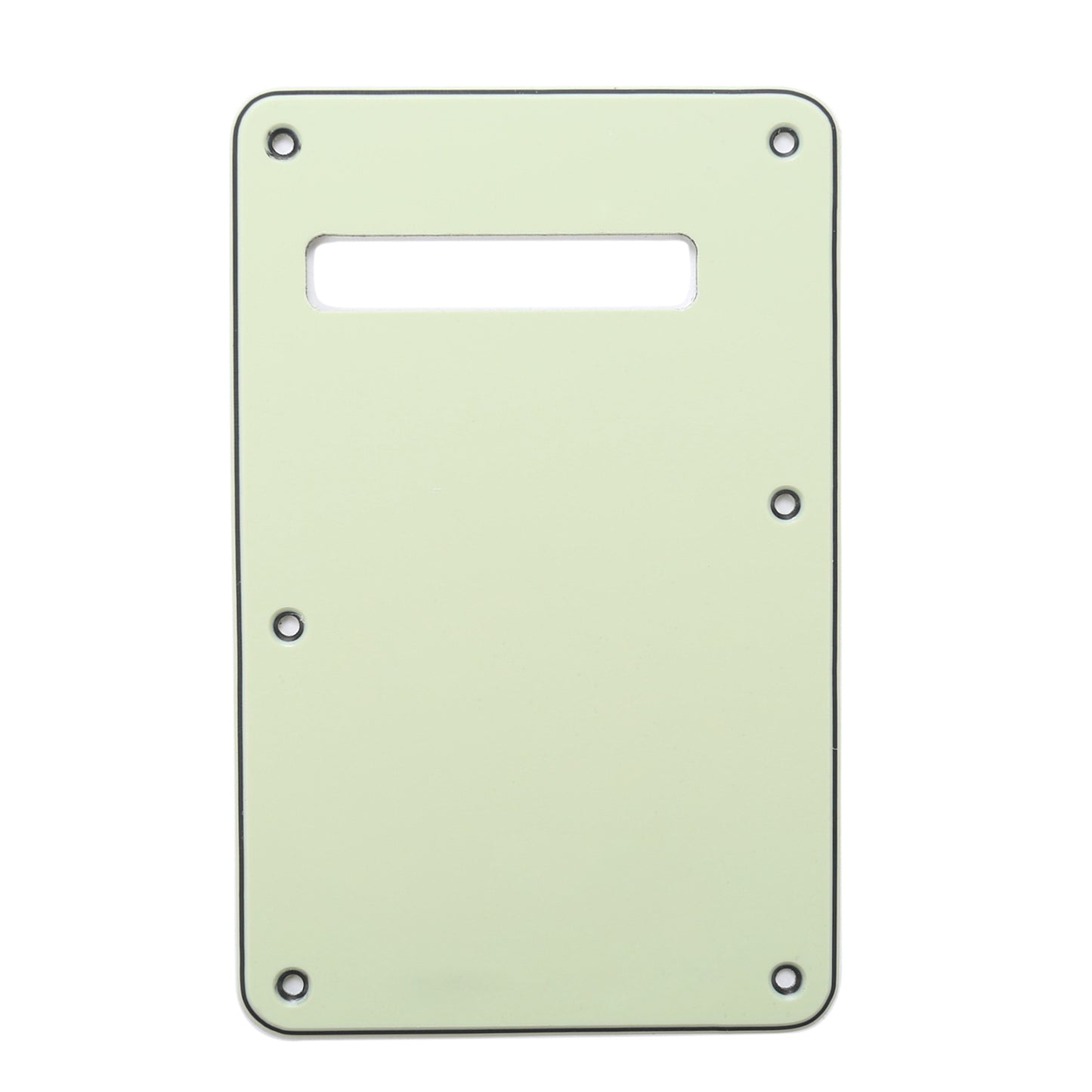 Musiclily Guitar Strat Back Plate for Fender USA/Mexican  Standard Stratocaster Modern Style, 3Ply Mint Green