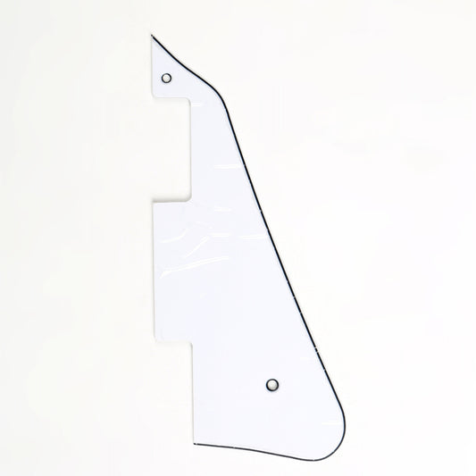 Musiclily Electric Guitar Pickguard for Gibson Les Paul Modern Style,3Ply White