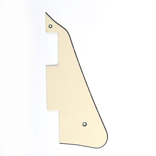 Musiclily Electric Guitar Pickguard for Gibson Les Paul Modern Style,3Ply Cream
