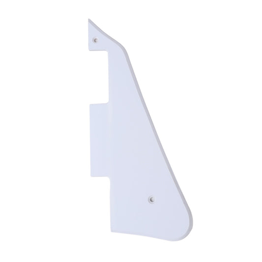 Musiclily Electric Guitar Pickguard for Gibson Les Paul Modern Style,1Ply White