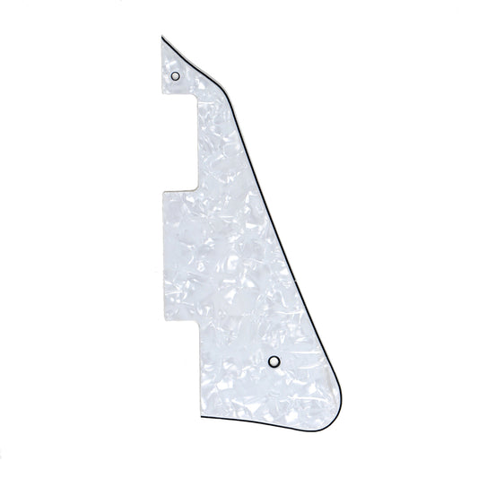 Musiclily Electric Guitar Pickguard for Gibson Les Paul Modern Style,4Ply White Pearl