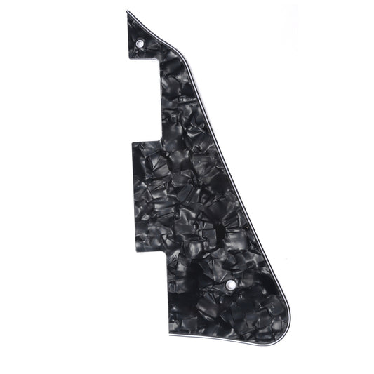Musiclily Electric Guitar Pickguard for Gibson Les Paul Modern Style,4Ply Black Pearl