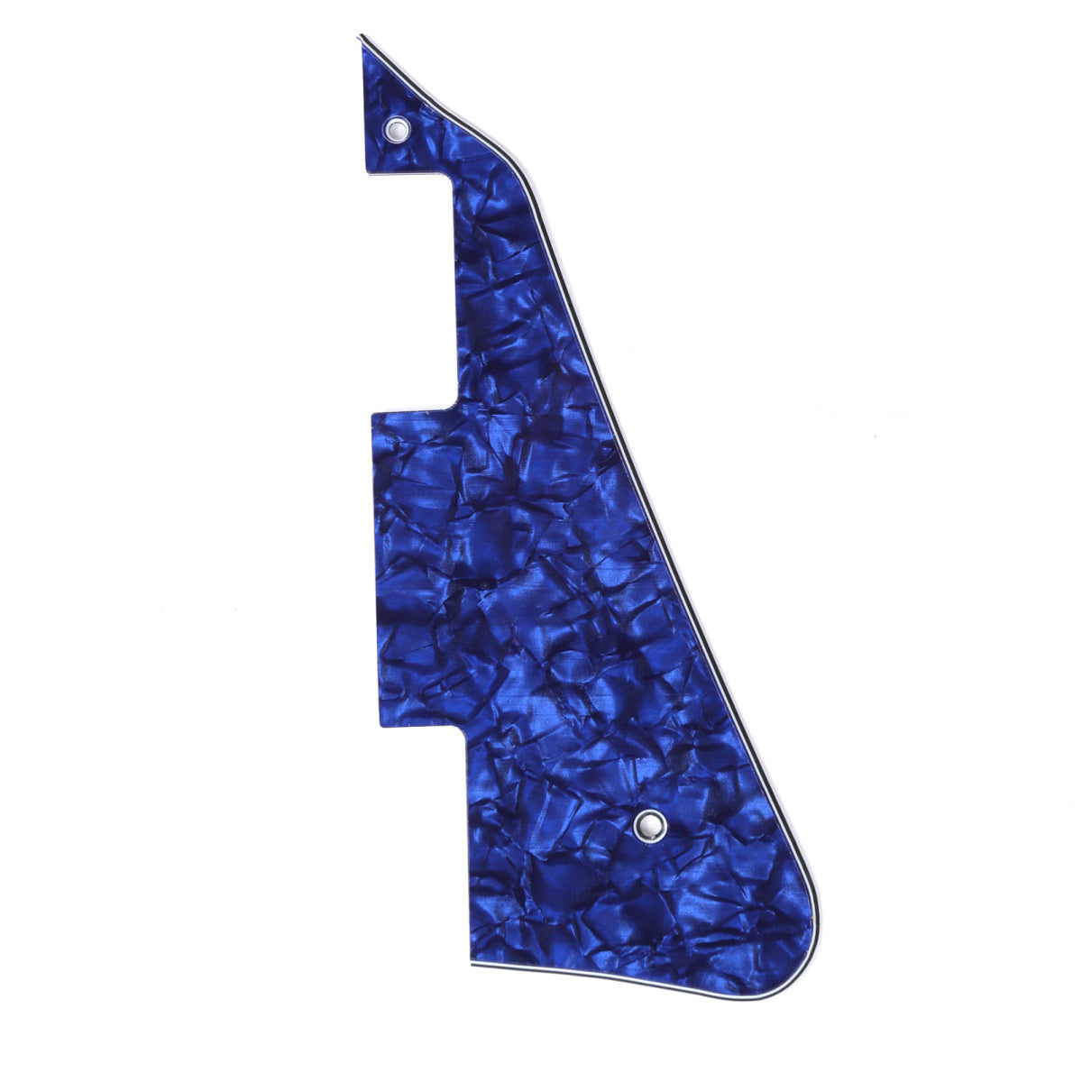 Musiclily Electric Guitar Pickguard for Gibson Les Paul Modern Style,4Ply Blue Pearl