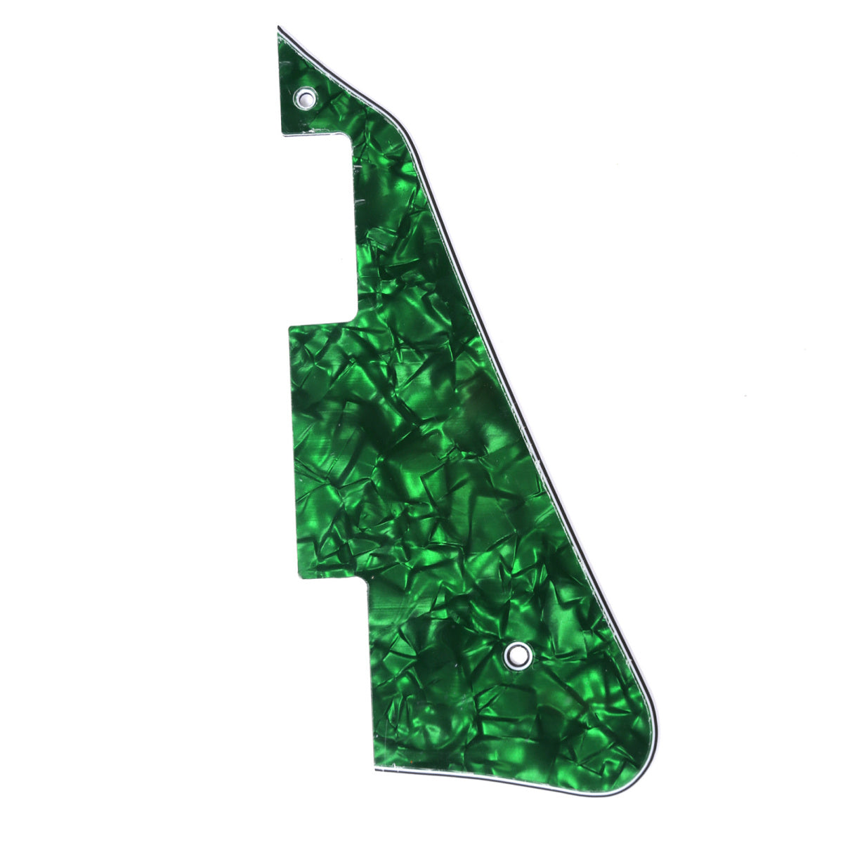Musiclily Electric Guitar Pickguard for Gibson Les Paul Modern Style,4Ply Green Pearl