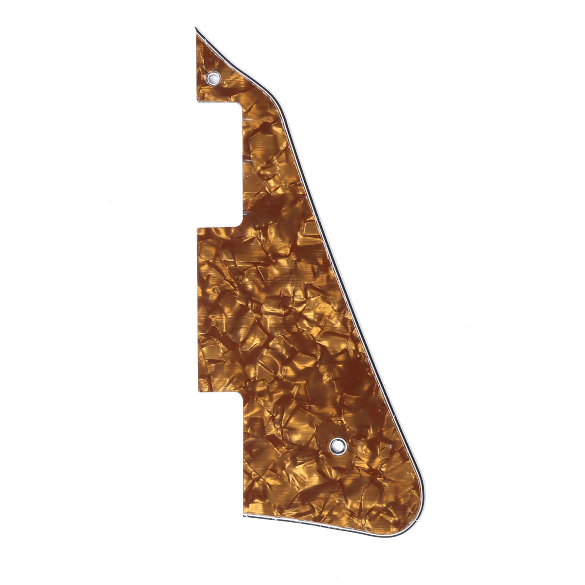 Musiclily Electric Guitar Pickguard for Gibson Les Paul Modern Style,4Ply Bronze Pearl