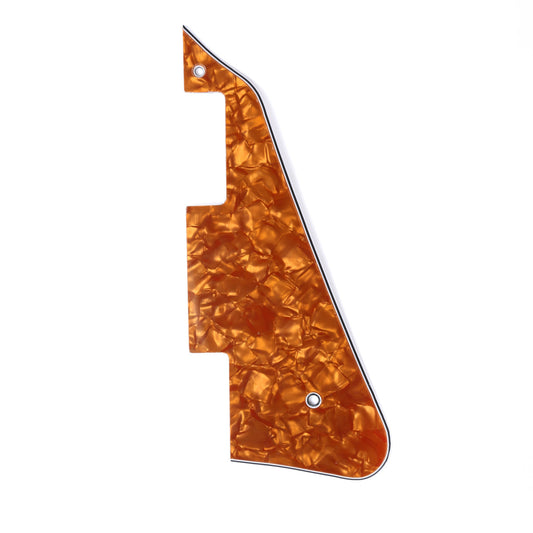 Musiclily Electric Guitar Pickguard for Gibson Les Paul Modern Style,4Ply Earthy Yellow Pearl