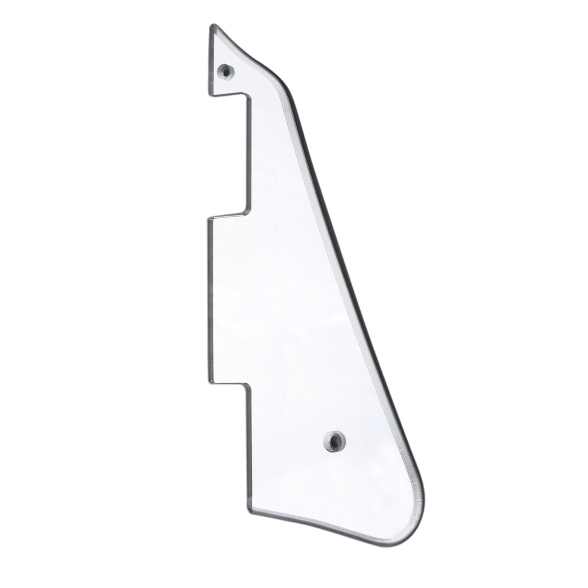 Musiclily Electric Guitar Pickguard for Gibson Les Paul Modern Style,1Ply Silver Mirror Acrylic