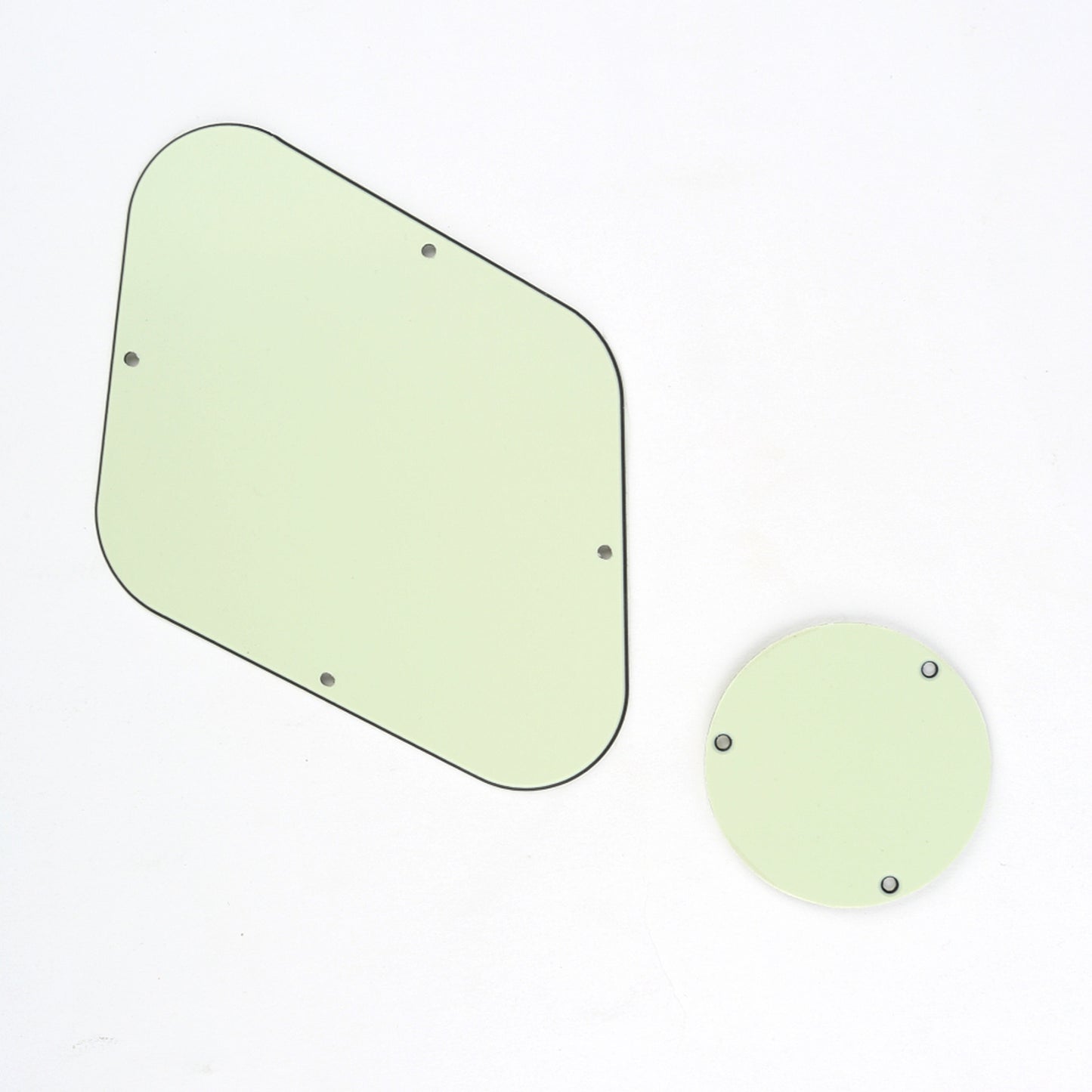 Musiclily LP Backplate and Switch Cover Set for Gibson Les Paul Guitar, 3Ply Mint Green