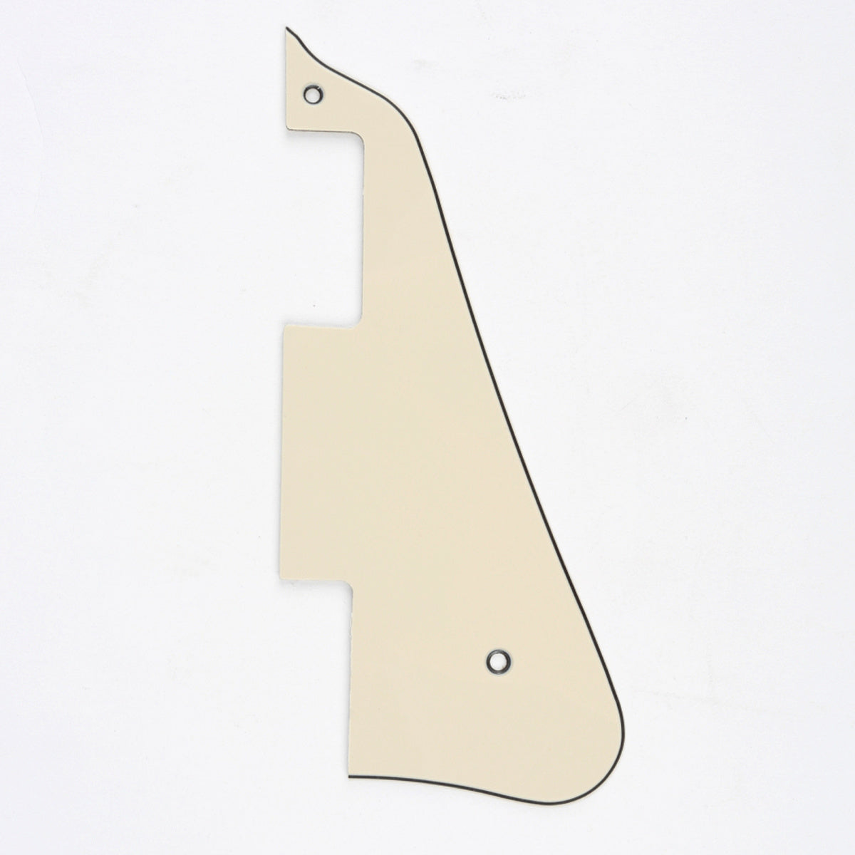 Musiclily Guitar Pickguard for China Made Epiphone Les Paul Standard Modern Style, 3Ply Cream