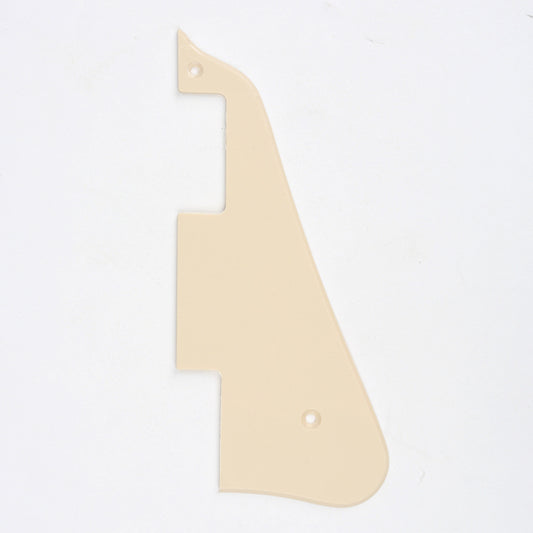 Musiclily Guitar Pickguard for China Made Epiphone Les Paul Standard Modern Style, 1Ply Cream