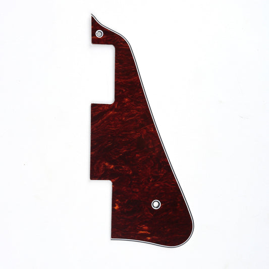 Musiclily Guitar Pickguard for China Made Epiphone Les Paul Standard Modern Style, 4Ply Red Tortoise