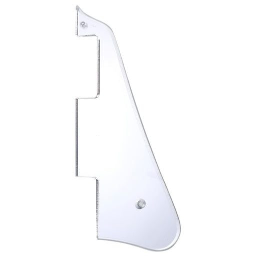 Musiclily Guitar Pickguard for China Made Epiphone Les Paul Standard Modern Style, 1Ply  Silver Mirror Acrylic